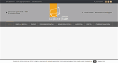 Desktop Screenshot of laroccadistaggia.it